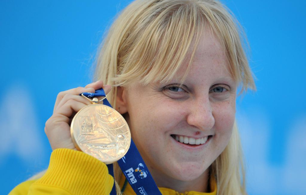 gold medal swimmer Jessicah Schipper